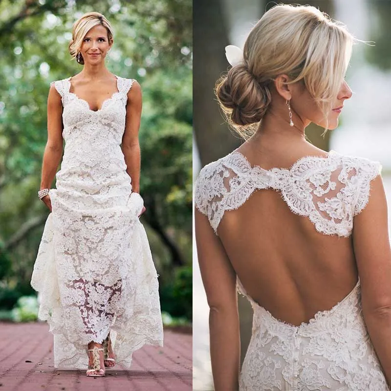 Open Back Mermaid Wedding Dresses 2019 New Sleeveless Lace Sweep Strain Illusion Wedding Guest Dress Bridal Gowns
Open Back Mermaid Wedding Dresses 2019 New Sleeveless Lace Sweep Strain Illusion Wedding Guest Dress Bridal Gowns