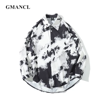 GMANCL Mens Loose Black White Printed Long Sleeve Shirts male Hip hop Harajuku Streetwear Casual Shirts Camisa Masculina
GMANCL Mens Loose Black White Printed Long Sleeve Shirts male Hip hop Harajuku Streetwear Casual Shirts Camisa Masculina