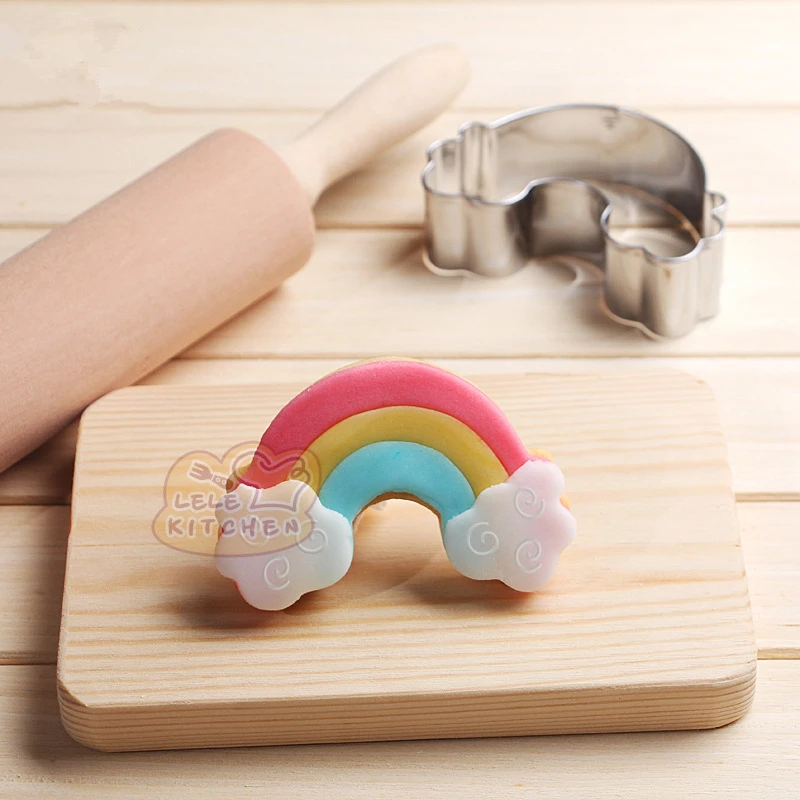 pc Rainbow Shape Cookie Cutter 3D Stainless Steel Fondant Cake Decorating Tools DIY Pastry Biscuit Baking Molds H266
pc Rainbow Shape Cookie Cutter 3D Stainless Steel Fondant Cake Decorating Tools DIY Pastry Biscuit Baking Molds H266