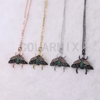 Fashion micro pave Zircon pendant bugs necklace inset pendant necklace High quality wholesale jewelry Chain necklace 3739
Fashion micro pave Zircon pendant bugs necklace inset pendant necklace High quality wholesale jewelry Chain necklace 3739