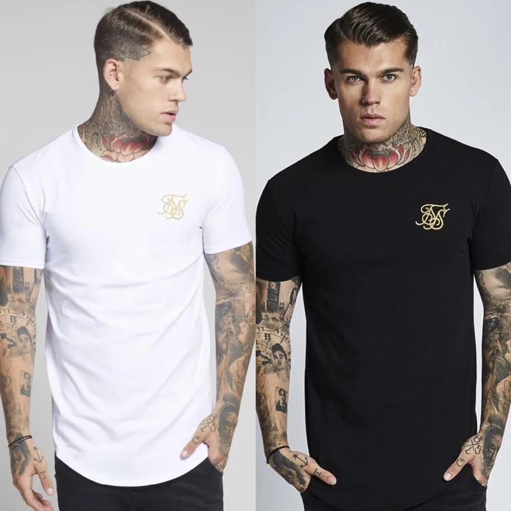 Men Fashion Kanye West Embroidery Sik Silk T Shirt Men Hip Hop Irregular Curved Hem Short Sleeved Casual Brand T-shirts
Men Fashion Kanye West Embroidery Sik Silk T Shirt Men Hip Hop Irregular Curved Hem Short Sleeved Casual Brand T-shirts