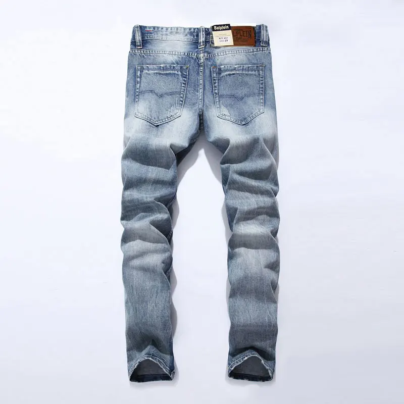 2019 New White Washed Italian Designer Men Jeans High Quality Balplein Brand Straight Fit Distressed Ripped Jeans For Jeans Men
2019 New White Washed Italian Designer Men Jeans High Quality Balplein Brand Straight Fit Distressed Ripped Jeans For Jeans Men