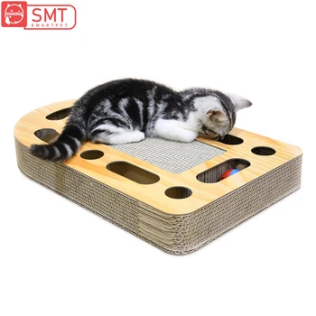SMARTPET Cat Scratch Toys Corrugated Paper Scratch Pad With Ball Grinding Claw Interactive Toys Products For Cat Kitten
SMARTPET Cat Scratch Toys Corrugated Paper Scratch Pad With Ball Grinding Claw Interactive Toys Products For Cat Kitten