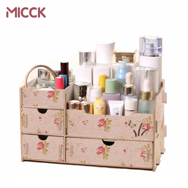 MICCK Wooden Storage Box Makeup Organizer Box Handmade Jewelry Organizer Container DIY Assembly container for Cosmetic storage
MICCK Wooden Storage Box Makeup Organizer Box Handmade Jewelry Organizer Container DIY Assembly container for Cosmetic storage