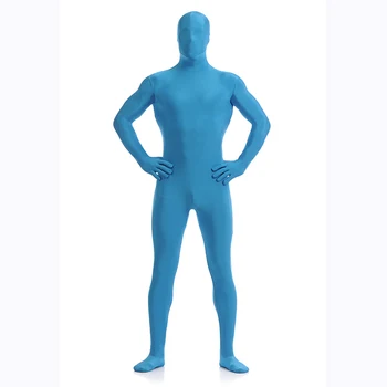 Blue Spandex Full Body Zentai Suit Second Skin Lycra Spandex Unitard Bodysuit Costume For Halloween Unitard Dancewear
Blue Spandex Full Body Zentai Suit Second Skin Lycra Spandex Unitard Bodysuit Costume For Halloween Unitard Dancewear