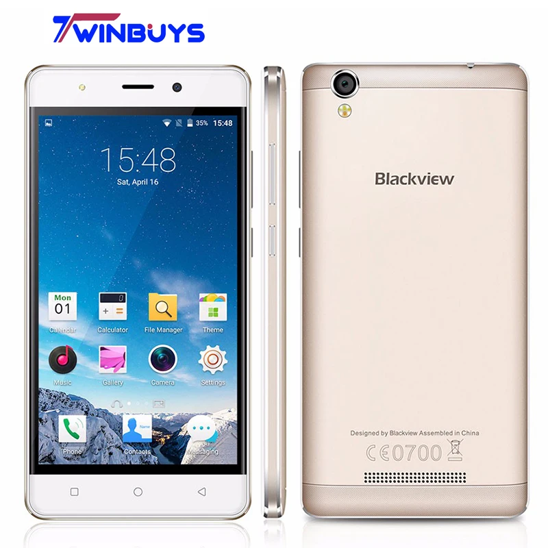 Blackview A8 смартфон 5 дюймов 1280x720 IPS HD MTK6580 4 ядра Android 6.0 мобильный телефон 1 ГБ