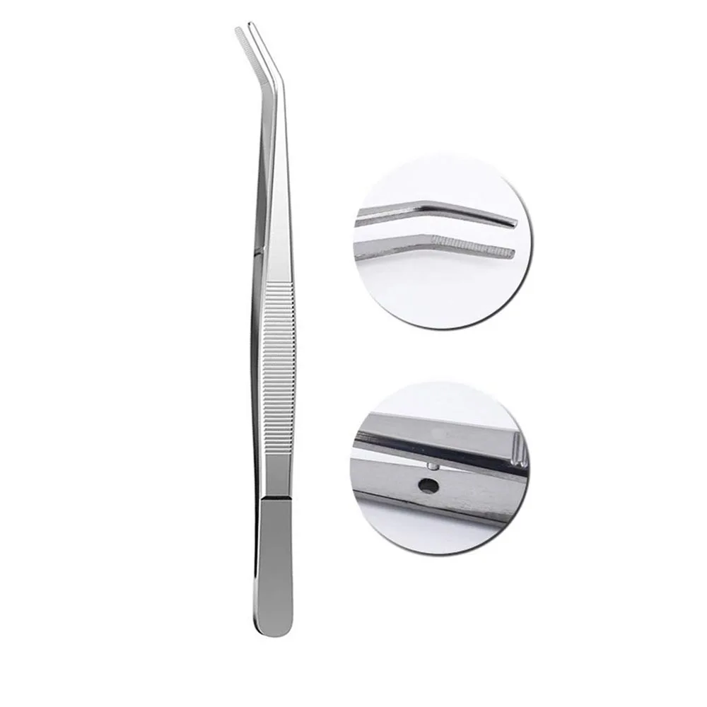 Dental Tweezer Dentist Tweezers Serrated Angled Forceps Tweezers Beak Dressing Pliers Surgical
Dental Tweezer Dentist Tweezers Serrated Angled Forceps Tweezers Beak Dressing Pliers Surgical