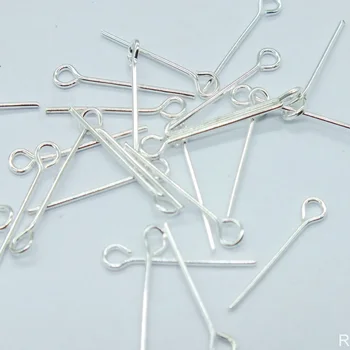 Wholesale 500 grams 30MMX0.7MM Silver Plated (Nickel Free ) Eye Pins Earring, jewelry handicrafts accessories 
Wholesale 500 grams 30MMX0.7MM Silver Plated (Nickel Free ) Eye Pins Earring, jewelry handicrafts accessories