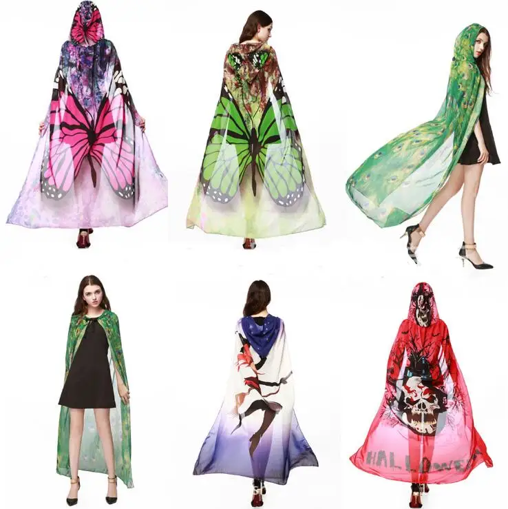 2018 Womens Butterfly Wings Cape Shawl Fairy Peacock Poncho Shawl Wrap Costume Accessory
2018 Womens Butterfly Wings Cape Shawl Fairy Peacock Poncho Shawl Wrap Costume Accessory