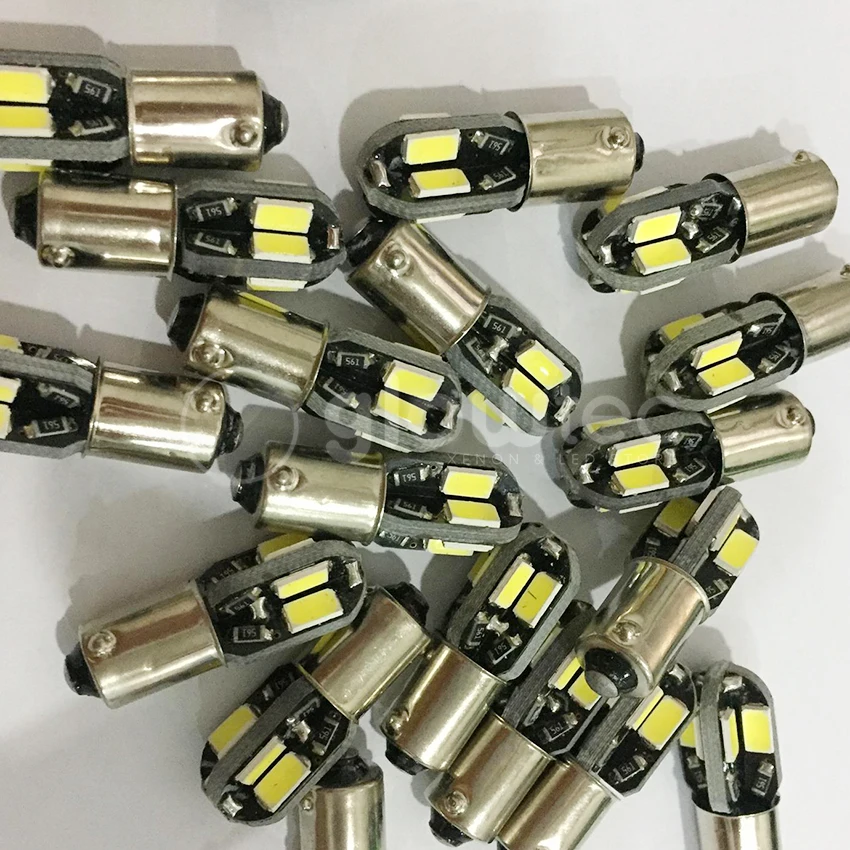 100pcs 12V CANBUS T10 BA9S T4W 8SMD 4W car led clearance lights, white blue red CE side marker lamp, door reading light bulb
100pcs 12V CANBUS T10 BA9S T4W 8SMD 4W car led clearance lights, white blue red CE side marker lamp, door reading light bulb