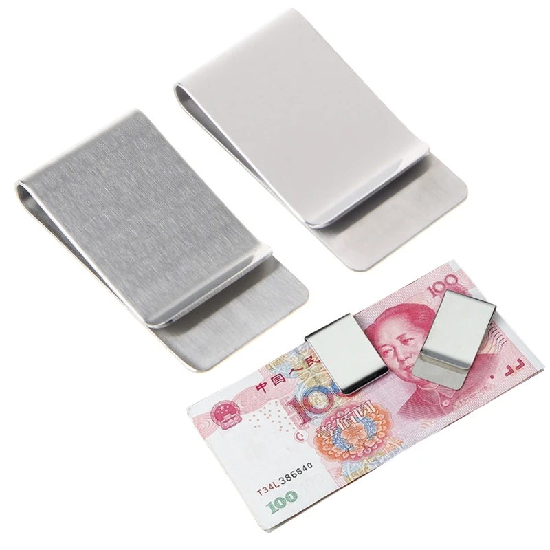 Women Men Fashion Slim Money Clip Stainless Steel 2018 Fashion Unisex Money Holder Wallet New Cash Clip Metal Solid 1PC
Women Men Fashion Slim Money Clip Stainless Steel 2018 Fashion Unisex Money Holder Wallet New Cash Clip Metal Solid 1PC
