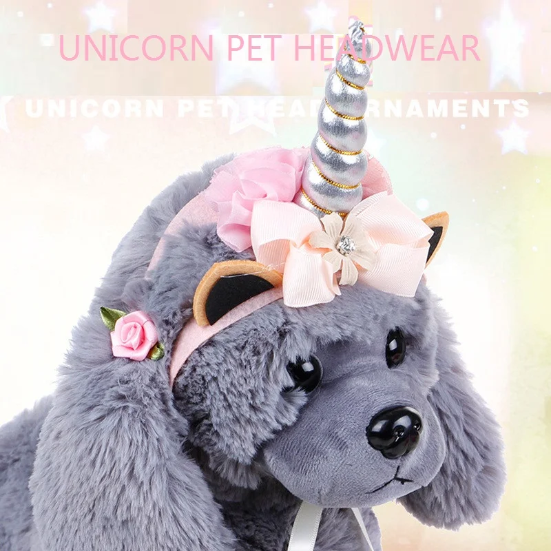 Funny Cute Halloween Flower Unicorn Cosplay Costume For Dog Pet Head Decoration For Dog Birthday Pet Gift Dog Cat Clothes Decor
Funny Cute Halloween Flower Unicorn Cosplay Costume For Dog Pet Head Decoration For Dog Birthday Pet Gift Dog Cat Clothes Decor