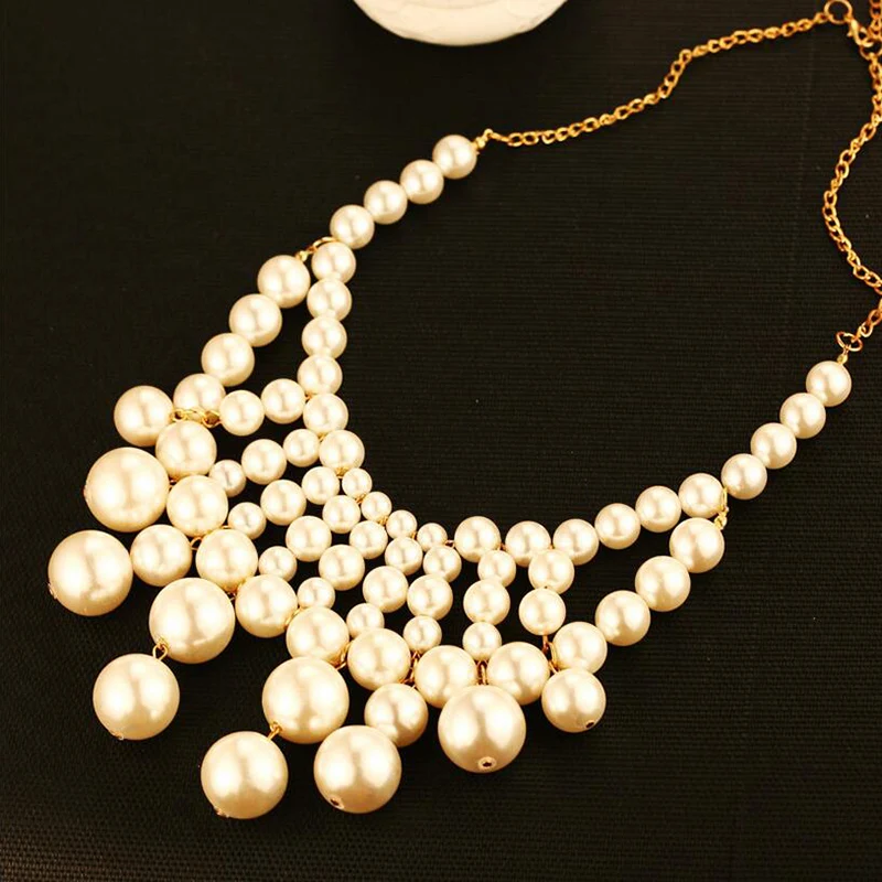 2017 Party Dazzle Noble Gold Color Multilayer Beads Chain Romantic Necklace Simulated Pearl Necklace For women Fashion Jewelry
2017 Party Dazzle Noble Gold Color Multilayer Beads Chain Romantic Necklace Simulated Pearl Necklace For women Fashion Jewelry