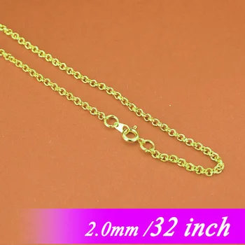 Fashion Necklace Links For Pendants Findings 2mm Rolo Metal Jewellery Chaines 32" Gold Tone With Round Clasps Connectors Hot diy
Fashion Necklace Links For Pendants Findings 2mm Rolo Metal Jewellery Chaines 32" Gold Tone With Round Clasps Connectors Hot diy