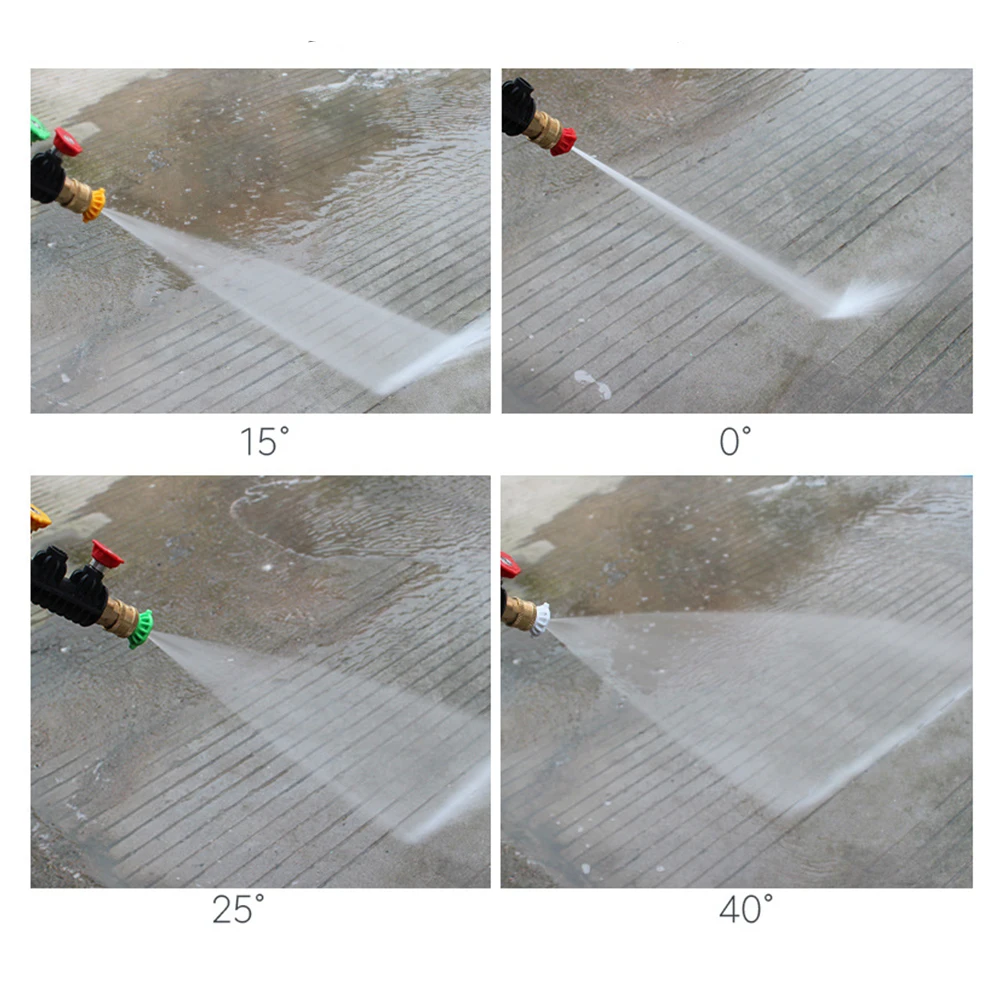 5Pcs Nozzle Tip 1/4 Tool Strong Impulse Linear Fan Cleaning Accessories Small Sprayer Replacement Pressure Washer Car Washing
5Pcs Nozzle Tip 1/4 Tool Strong Impulse Linear Fan Cleaning Accessories Small Sprayer Replacement Pressure Washer Car Washing