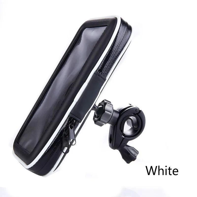 Bike Bicycle Motorcycle Holder with Waterproof Case Bag Handlebar Mount phone Holders Stand For iPhone Samsung Note3/4/5 GPS 10