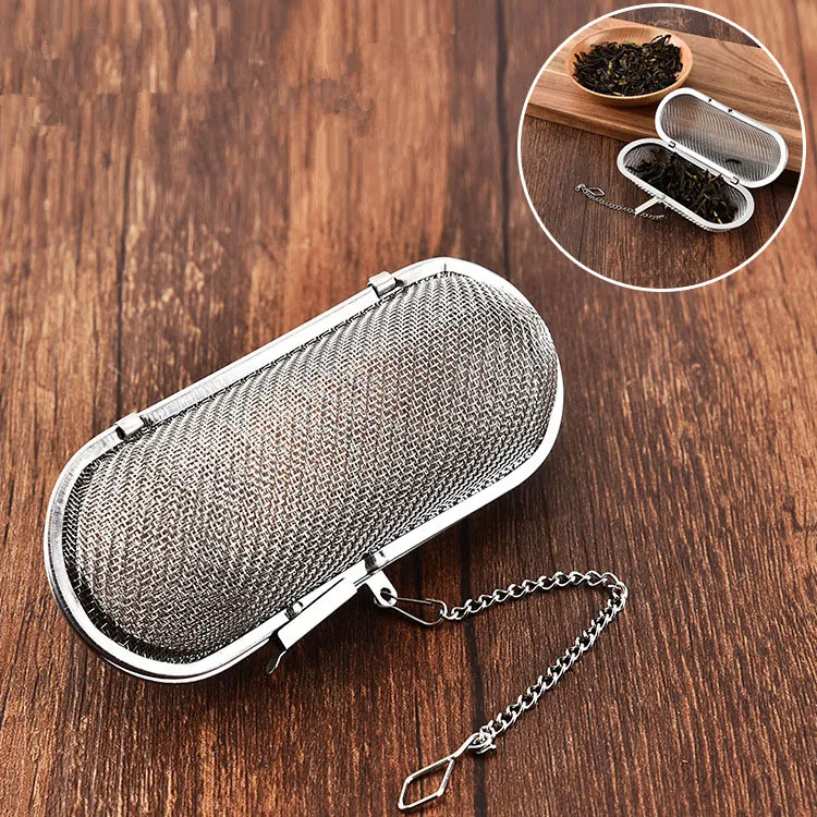 Mesh Cooking Tea Infuser Reusable Tea Strainer Teapot Stainless Steel Loose Tea Leaf Spice Filter Drinkware Kitchen Accessories
Mesh Cooking Tea Infuser Reusable Tea Strainer Teapot Stainless Steel Loose Tea Leaf Spice Filter Drinkware Kitchen Accessories