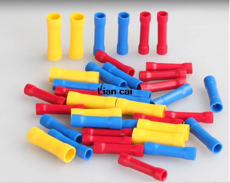 50pcs Assorted Insulated Straight Butt Connectors Electrical Crimp Wire Cable Terminals Set Red Blue Yellow
50pcs Assorted Insulated Straight Butt Connectors Electrical Crimp Wire Cable Terminals Set Red Blue Yellow