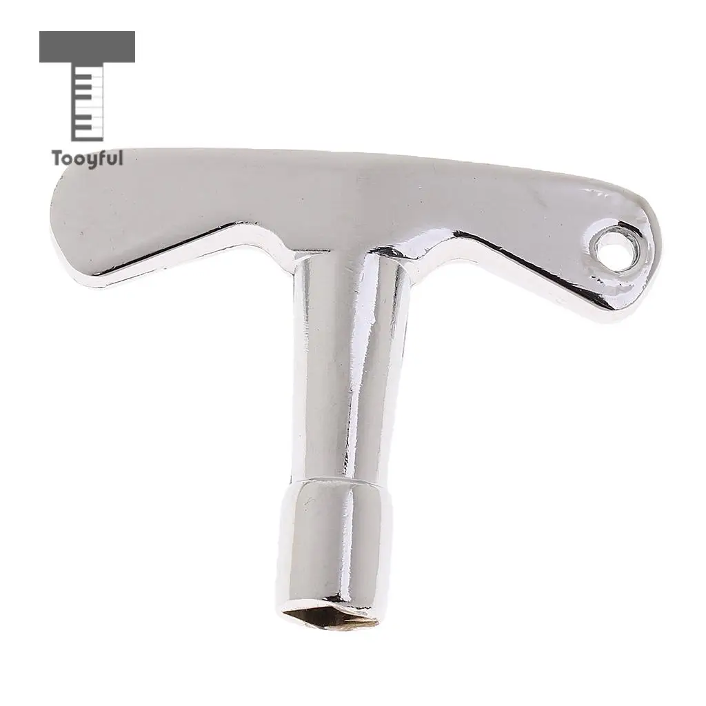 Tooyful Universal Zinc Alloy Bass Drum Skin Tuning Key Tuner Drum Hardware Tool Drum Repair Maintenance Tool