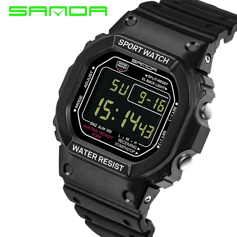 Brand SANDA Wrist Watch Men Women G Style Waterproof Sports Military Watch Shock Men's Luxury Digital Watches Relogio Masculino
Brand SANDA Wrist Watch Men Women G Style Waterproof Sports Military Watch Shock Men's Luxury Digital Watches Relogio Masculino