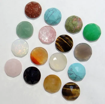 12Pcs16mm high quality natural Stone circular Cabochon cut faceted No Hole bead for Making Jewelry DIY Ring Necklace accessories
12Pcs16mm high quality natural Stone circular Cabochon cut faceted No Hole bead for Making Jewelry DIY Ring Necklace accessories