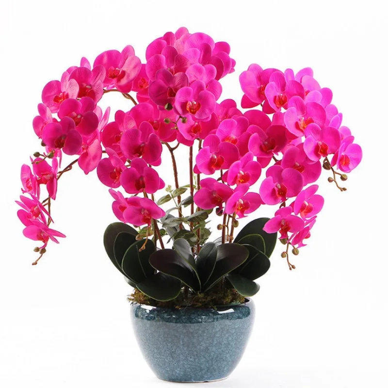 Fashion Orchid Artificial Flowers DIY Artificial Butterfly Orchid Silk Flower Bouquet Phalaenopsis Wedding Home Decoration
Fashion Orchid Artificial Flowers DIY Artificial Butterfly Orchid Silk Flower Bouquet Phalaenopsis Wedding Home Decoration