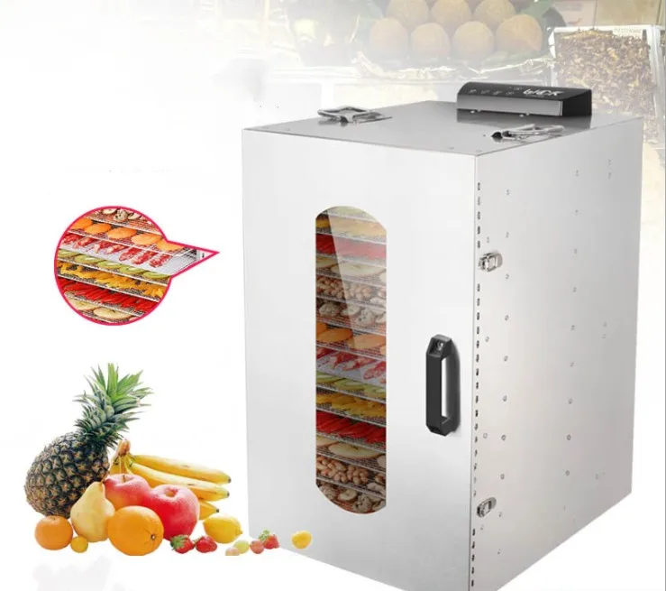 220V 1.2KW 20 Layers Food Dryer Household Stainless Steel Air Dryer Vegetables Pet Meat Dried Fish Fruit Dehydrator Commercial
220V 1.2KW 20 Layers Food Dryer Household Stainless Steel Air Dryer Vegetables Pet Meat Dried Fish Fruit Dehydrator Commercial