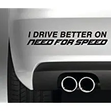 I Driving Better On Need For Speed Bumper Sticker Funny Bumper Sticker Car Van 4x4 Window Paintwork Decal Graphic
I Driving Better On Need For Speed Bumper Sticker Funny Bumper Sticker Car Van 4x4 Window Paintwork Decal Graphic