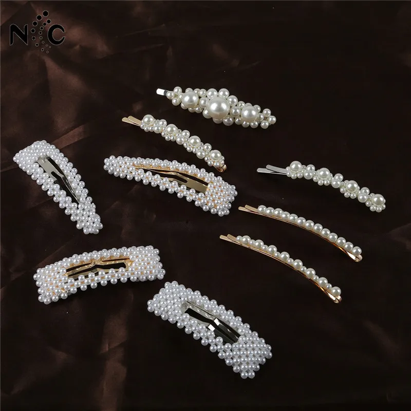 HOT 1pc Metal Alligator Teeth Hairgrips Imitation Pearl Barrette Hairpins for Girls Women Headwear Hair Accessories Gold/Silver
HOT 1pc Metal Alligator Teeth Hairgrips Imitation Pearl Barrette Hairpins for Girls Women Headwear Hair Accessories Gold/Silver
