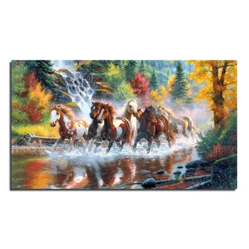 A herd of horses 40X70 100% FULL DRILL high quality new needlework diy diamond painting cross stitch embroidery of rhinestones
A herd of horses 40X70 100% FULL DRILL high quality new needlework diy diamond painting cross stitch embroidery of rhinestones