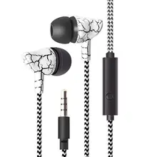 Sport Earphone Wired Earphones Super Bass 3.5mm Crack Earphone Earbud with Microphone Hands Free Earpiece for Samsung r25(China)