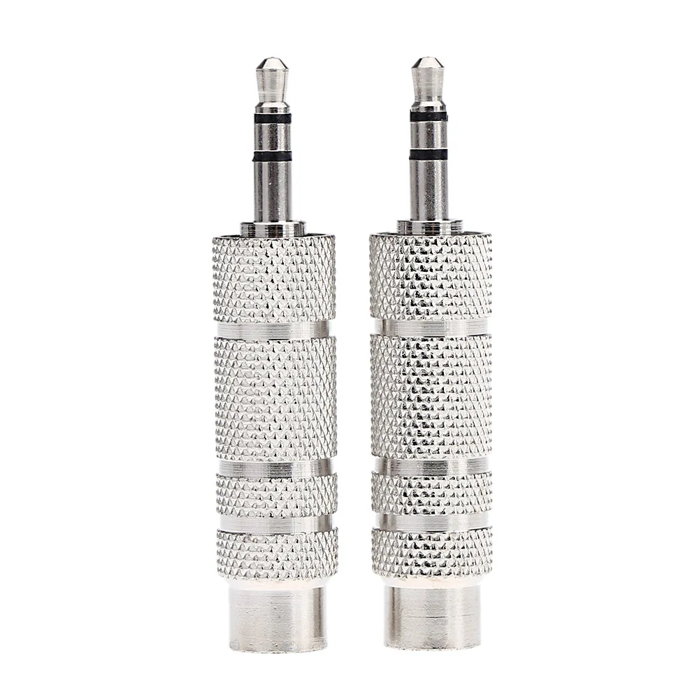 Pair of Audio Jack Adapter Convertor Stereo Plug Socket for Electric Guitars Microphone Headphone 3.5mm Male 6.5mm Female
Pair of Audio Jack Adapter Convertor Stereo Plug Socket for Electric Guitars Microphone Headphone 3.5mm Male 6.5mm Female