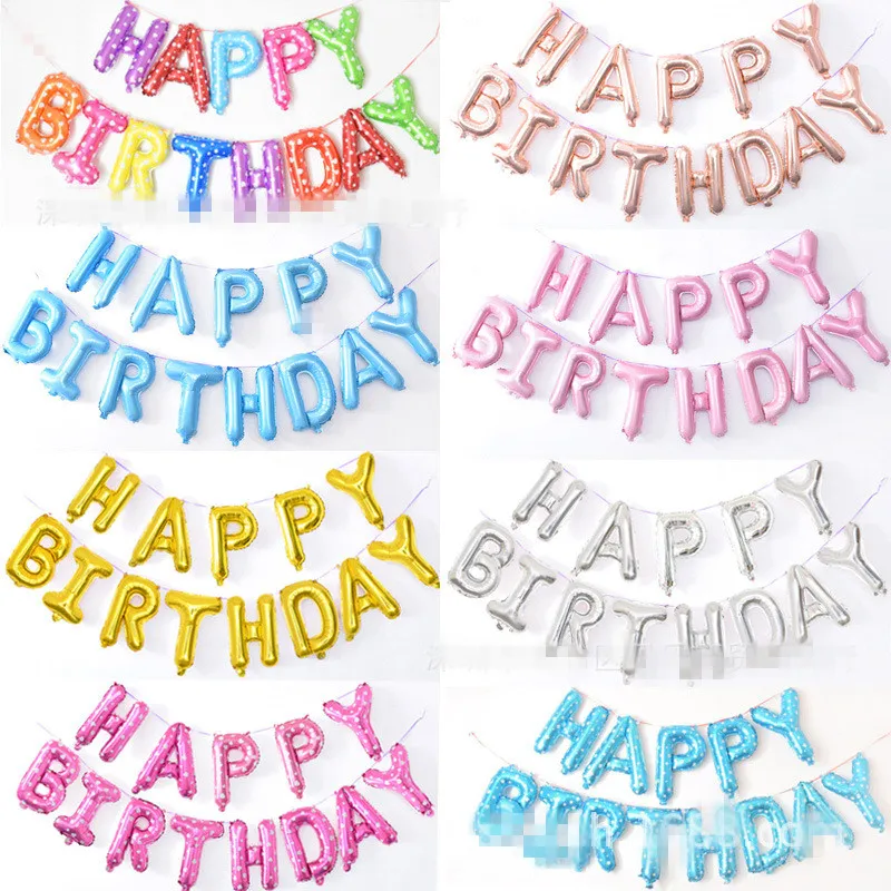 16inch Colorful Balloon Happy Birthday Alphabet Letters hanging flag banner Baby Boys Birthday Party Decorations Anniversary
16inch Colorful Balloon Happy Birthday Alphabet Letters hanging flag banner Baby Boys Birthday Party Decorations Anniversary