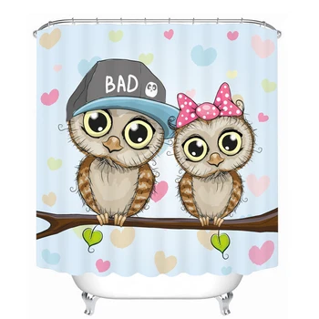 MYRU 3D Print Waterproof Owl Shower Curtains Bath Products Bathroom Decor with Hooks
MYRU 3D Print Waterproof Owl Shower Curtains Bath Products Bathroom Decor with Hooks