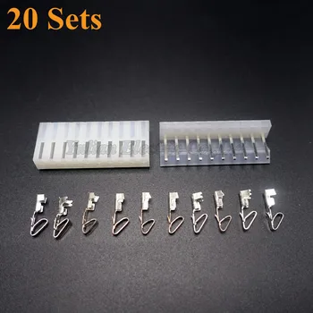 20 sets kit CH3.96 3.96mm 10 pin Female Wire with Male Connector plug A set include socket + plug + terminals
20 sets kit CH3.96 3.96mm 10 pin Female Wire with Male Connector plug A set include socket + plug + terminals