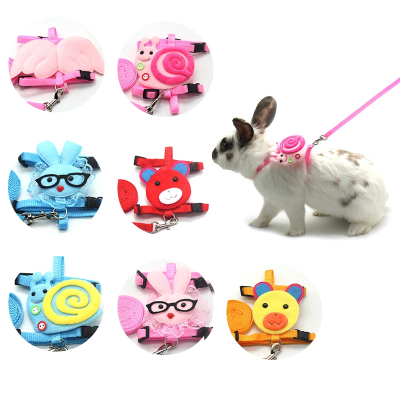 Cartoon Rabbit Vest Harness Leash Soft Adjustable Bunny Transaction Rope for Small Animals Hamster Walking Small Pet Supplies
Cartoon Rabbit Vest Harness Leash Soft Adjustable Bunny Transaction Rope for Small Animals Hamster Walking Small Pet Supplies