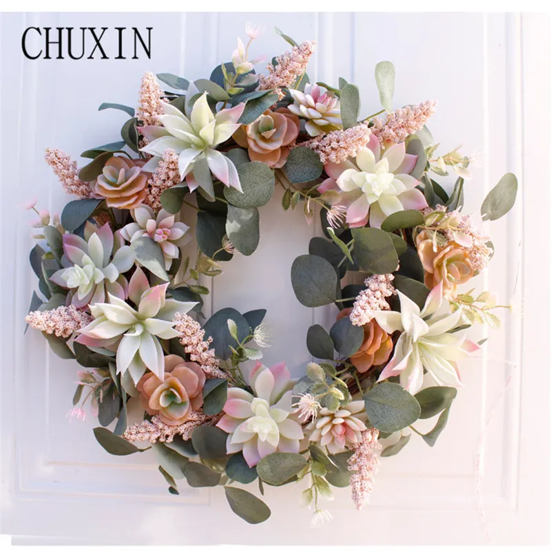 New Artificial flower succulents autumn fruit wreath home wall decoration fake garland wedding scene layout Christmas decoration
New Artificial flower succulents autumn fruit wreath home wall decoration fake garland wedding scene layout Christmas decoration