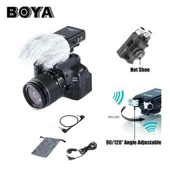 BOYA BY-SM80 Stereo Video Microphone with Windshield for DSLR Camera Microphone Camcorder
BOYA BY-SM80 Stereo Video Microphone with Windshield for DSLR Camera Microphone Camcorder