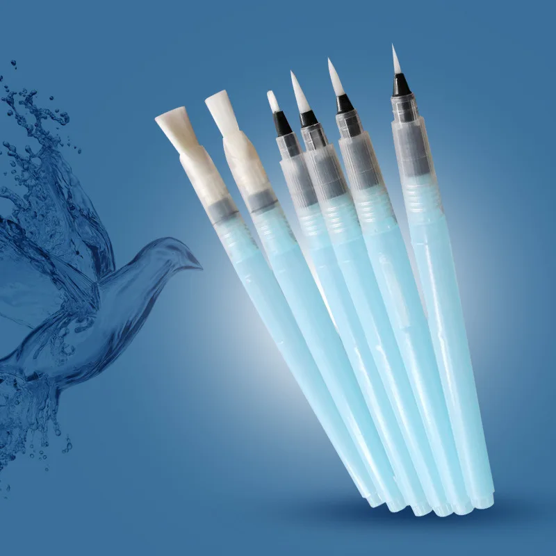 6Pcs/Set Reusable Soft Brush Pen Ink Water Color Paintbrush Calligraphy for Beginner Painting Watercolor Brush
6Pcs/Set Reusable Soft Brush Pen Ink Water Color Paintbrush Calligraphy for Beginner Painting Watercolor Brush