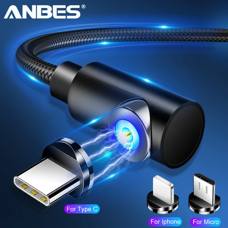 ANBES Fast Magnetic Cable 2A Micro USB Cable Type C Charger Charging For iPhone XS X XR 8 7 Samsung S8 Xiaomi USB Cable
ANBES Fast Magnetic Cable 2A Micro USB Cable Type C Charger Charging For iPhone XS X XR 8 7 Samsung S8 Xiaomi USB Cable