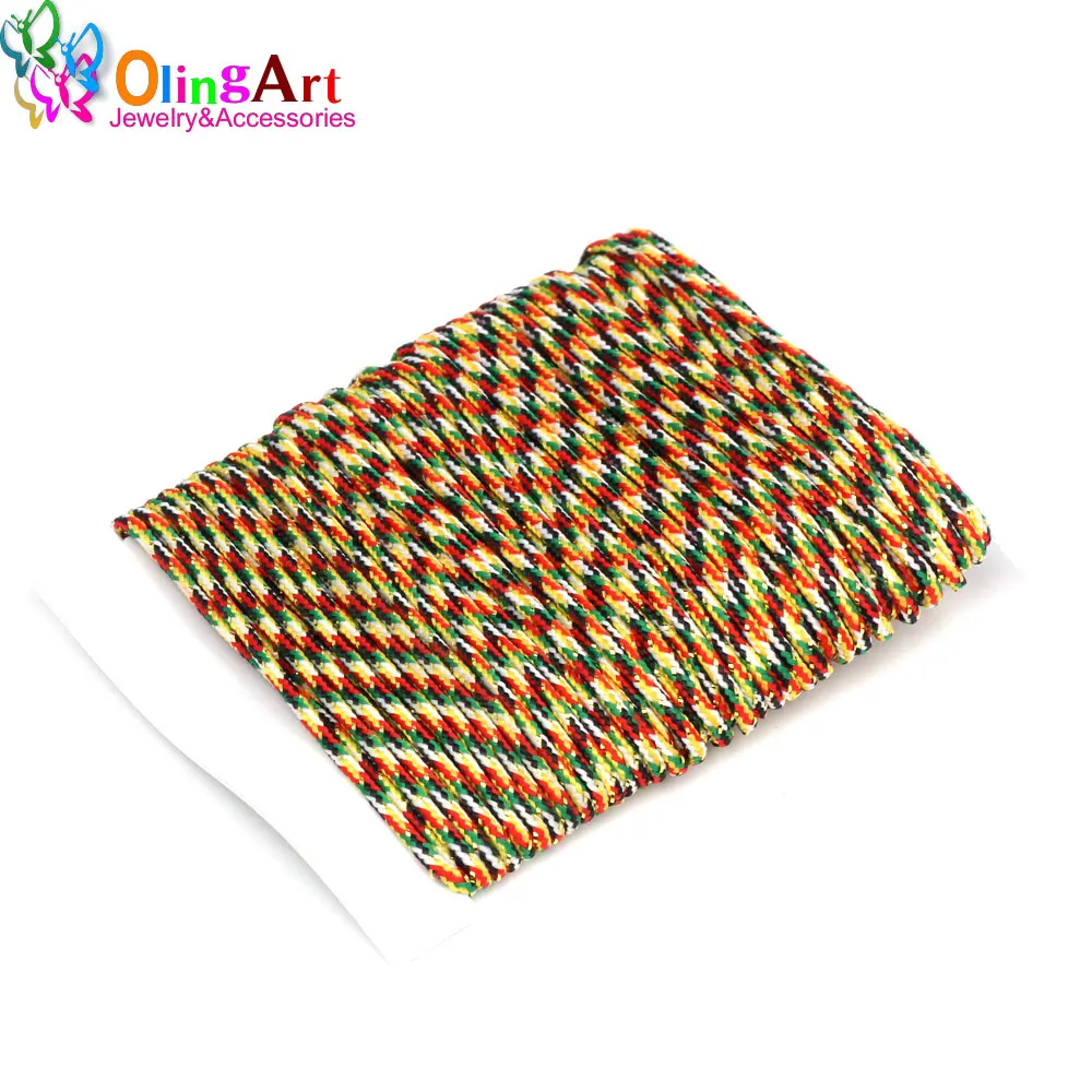 OlingArt 5M 1.5mm Multicolored gold wire line Chinese Knot String Knit Cord Ropes Line Wire DIY Jewelry Making Bracelet Nylon
OlingArt 5M 1.5mm Multicolored gold wire line Chinese Knot String Knit Cord Ropes Line Wire DIY Jewelry Making Bracelet Nylon