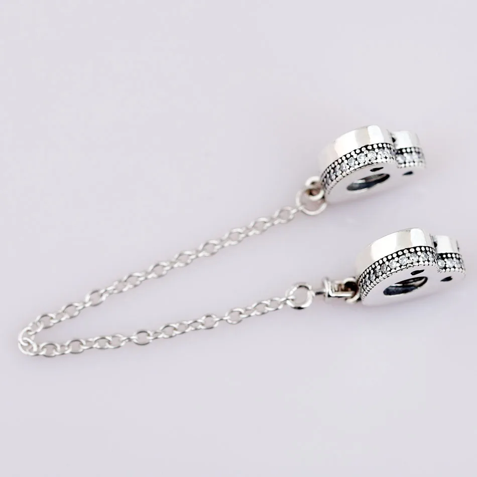 New 925 Sterling Silver Bead Charm Sparkling Arcs of Love With Crystal Safety Chain Bead Fit Pandora Bracelet Bangle Diy Jewelry
New 925 Sterling Silver Bead Charm Sparkling Arcs of Love With Crystal Safety Chain Bead Fit Pandora Bracelet Bangle Diy Jewelry