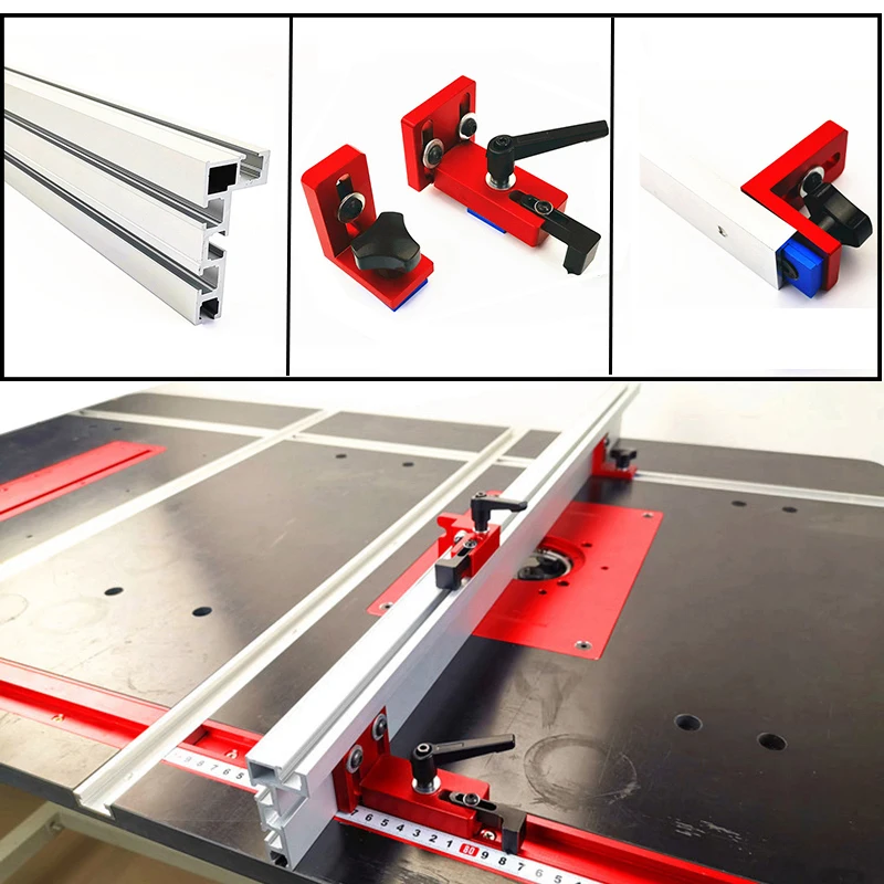 60/80cm Aluminium Profile Fence 75mm Height with T-tracks and Sliding Brackets Miter Track T-track Stop Woodworking DIY Tool
60/80cm Aluminium Profile Fence 75mm Height with T-tracks and Sliding Brackets Miter Track T-track Stop Woodworking DIY Tool
