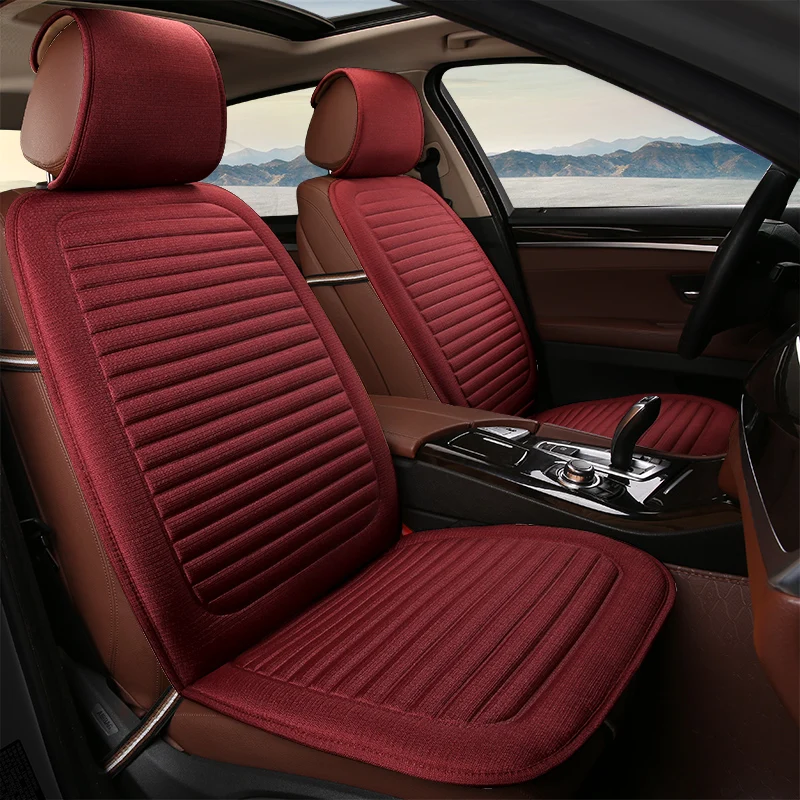 Front Car Seat Cover With Backrest Universal Breathable flax Seat Cushion Protection Mat Pad Auto Seat Fit Interior Accessories
Front Car Seat Cover With Backrest Universal Breathable flax Seat Cushion Protection Mat Pad Auto Seat Fit Interior Accessories
