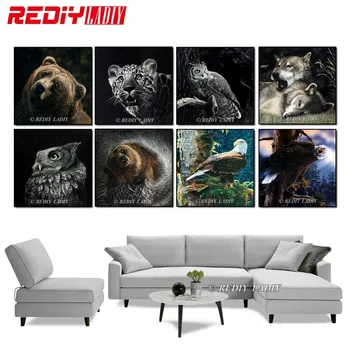 REDIY LADIY Diamond Embroidery Beaded Wild Animals Crystal Diamond Painting Cross Stitch Needlework Full Diamond Mosaic Pattern
REDIY LADIY Diamond Embroidery Beaded Wild Animals Crystal Diamond Painting Cross Stitch Needlework Full Diamond Mosaic Pattern