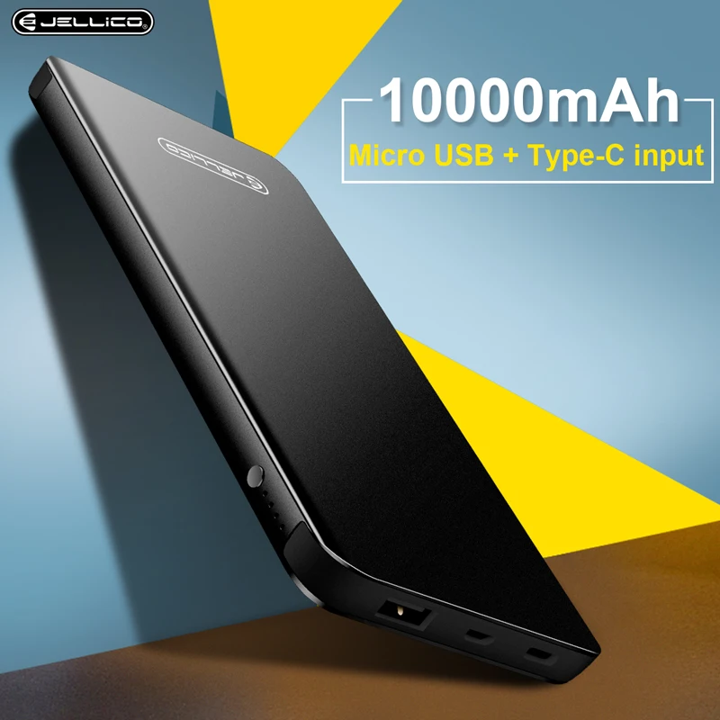 Jellico Portable Type C Power Bank 10000mAh External Battery Pack Powerbank For Samsung S9 Note 8 Xiaomi A1 Mobile Phone Charger
Jellico Portable Type C Power Bank 10000mAh External Battery Pack Powerbank For Samsung S9 Note 8 Xiaomi A1 Mobile Phone Charger