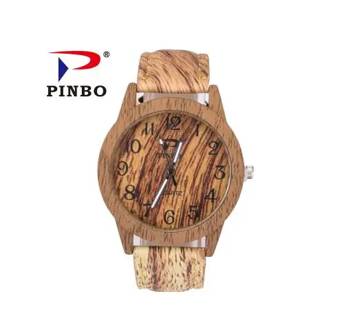 PINBO Brand Fashion Round dial Wooden Watch Men Women Quartz Wristwatch Lady vintage Leather Watch Clock Male Relogio Masculino 
PINBO Brand Fashion Round dial Wooden Watch Men Women Quartz Wristwatch Lady vintage Leather Watch Clock Male Relogio Masculino