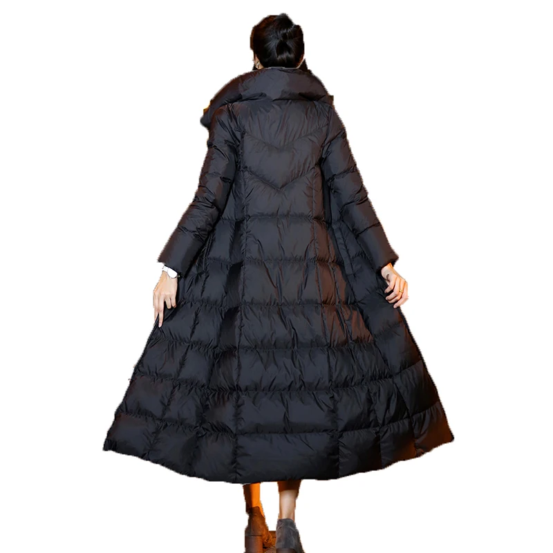 Tops 2019 Autumn Winter Women Down Jacket Coat plus long Fashion Warm Outerwear High Quality Hooded down Coats Female Parkas 334
Tops 2019 Autumn Winter Women Down Jacket Coat plus long Fashion Warm Outerwear High Quality Hooded down Coats Female Parkas 334