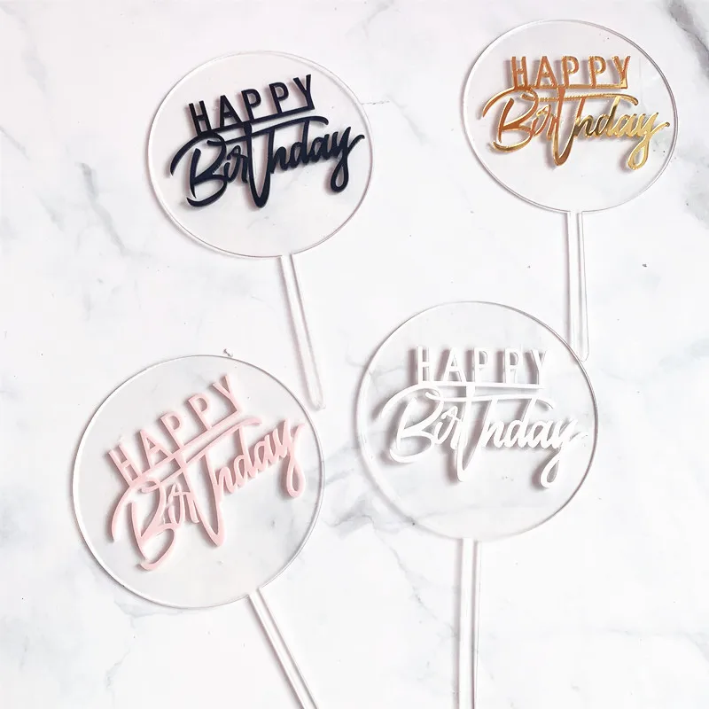 INS New Happy Birthday Acrylic Cake Topper Gold Circle Double Layer Cake Topper For Birthday Party Cake Decorations Baby Shower
INS New Happy Birthday Acrylic Cake Topper Gold Circle Double Layer Cake Topper For Birthday Party Cake Decorations Baby Shower