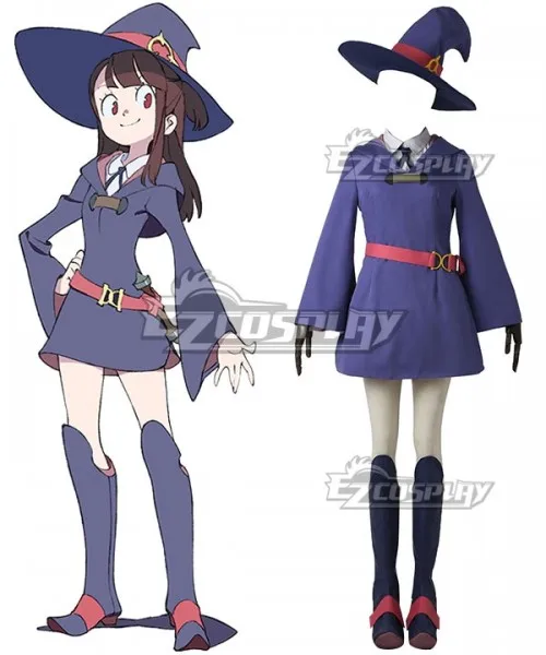 

Little Witch Academia Kagari Atsuko Rotte Yanson Cosplay Costume E001